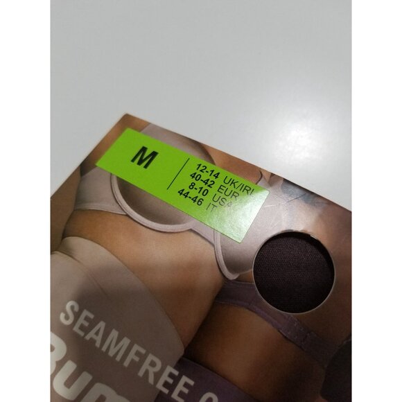 Primark Seamless Control Bum Lift Shorts In Fig -‎ Size Medium - Picture 3 of 6
